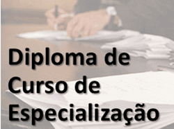 Imagens de Diploma de Curso de Especialização