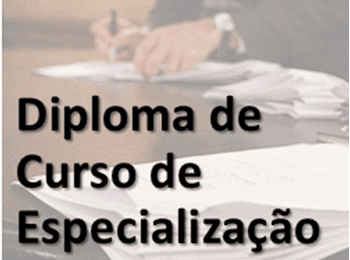 Imagens de Diploma de Curso de Especialização