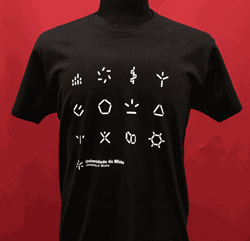 Imagens de Tshirt Símbolos Escolas - preta