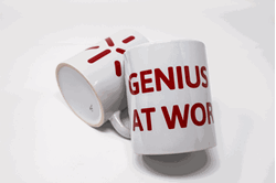 Imagens de Caneca "Genius at Work"